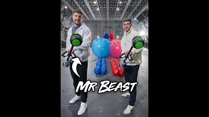 MrBeast Balloon Pop Racing Gone WRONG! #ytshorts #mrbeast