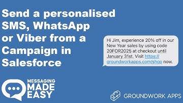 How to send a personalised campaign text message from Salesforce