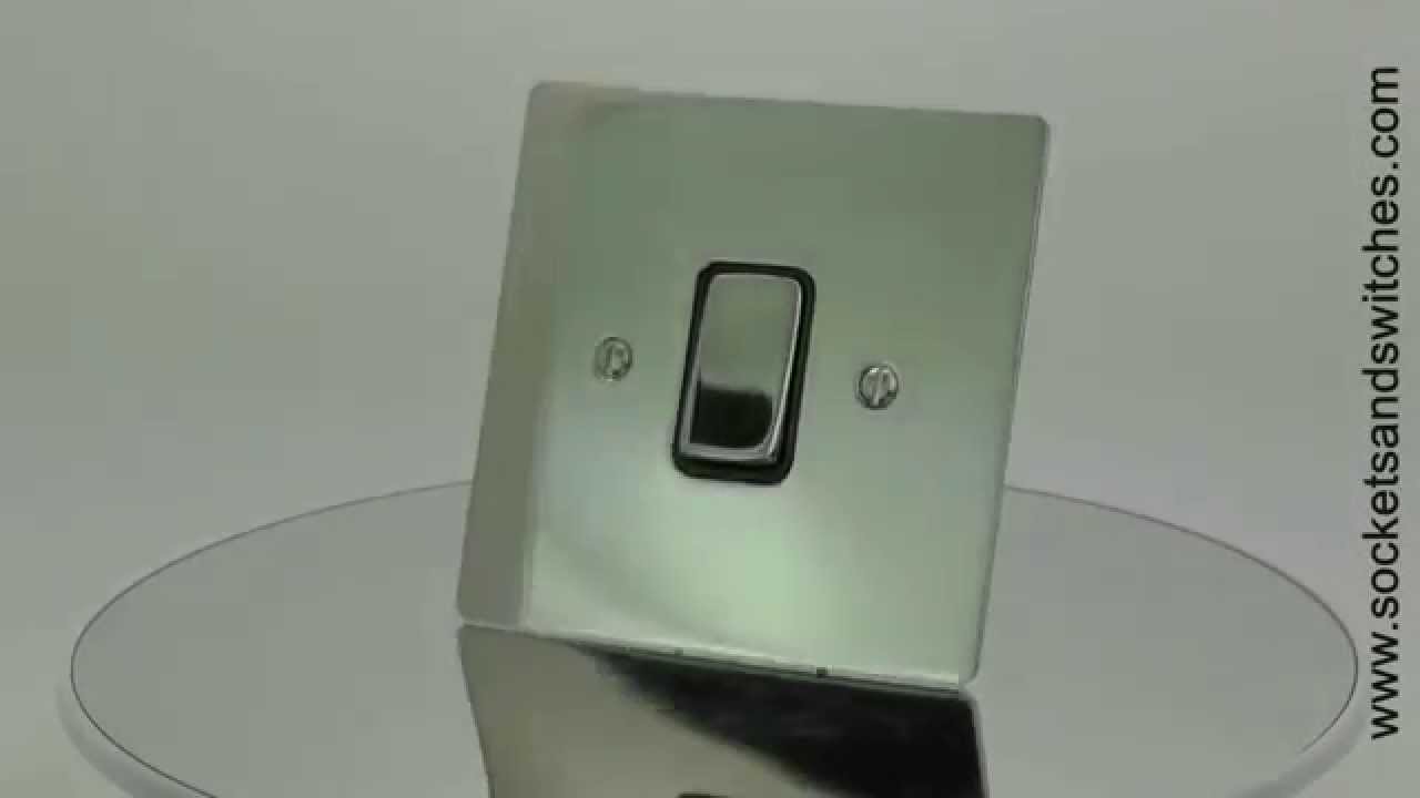 Flatplate Supreme Polished Nickel Sockets and Switches