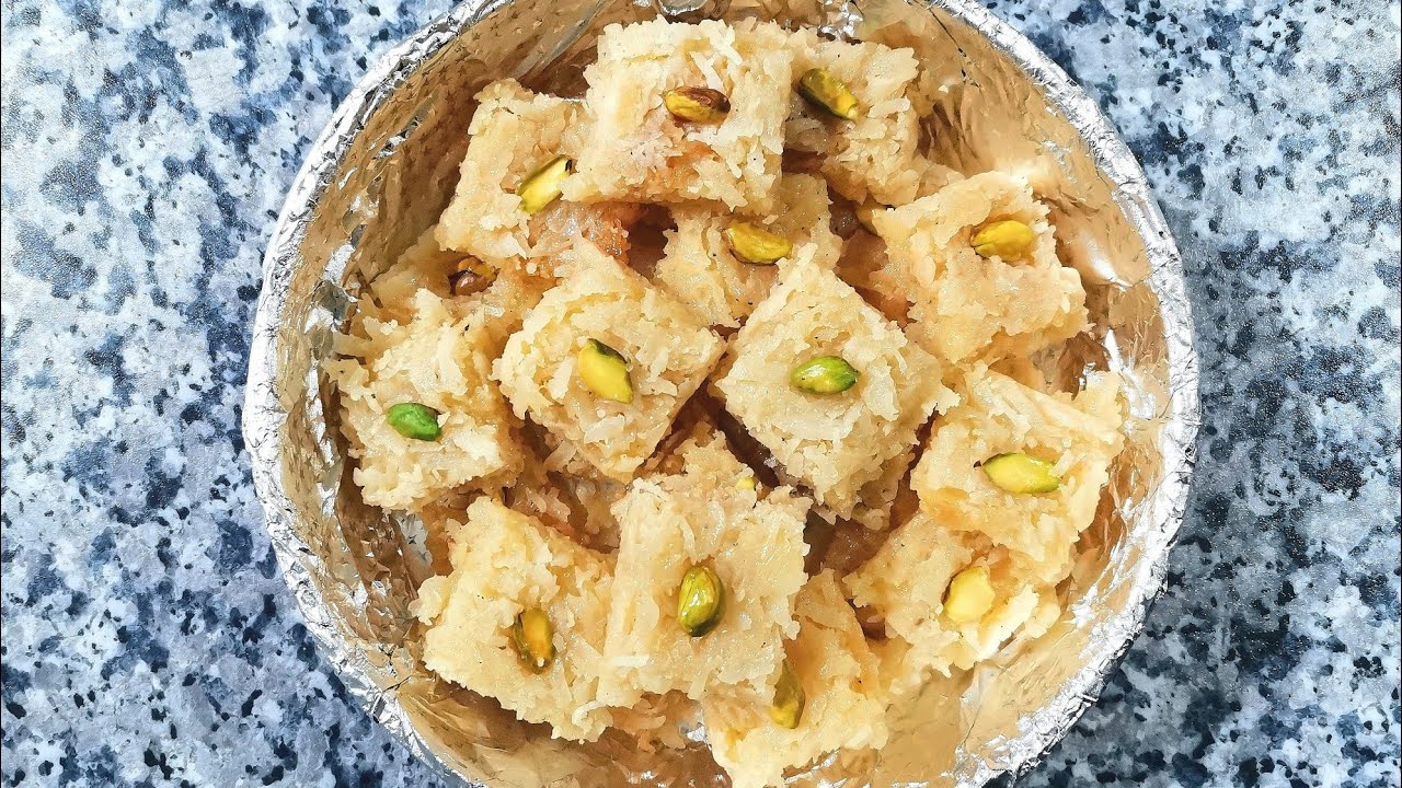 Naralachi Vadi I Coconut Burfi YouTube