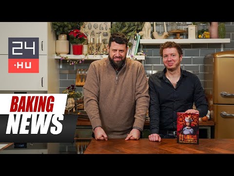 Puzsér Róbert a Gonzó Szakácskönyvből süt és főz a 24.hu Baking News című műsorában