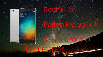 Redmi 3S Petern Frp unlock miracle box