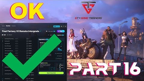 Final Fantasy VII Remake Intergrade gameplay part 16 - WeMod Trainer