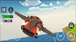 Flying Car Transport : Taxi Driving Games - Android GamePlay #4 screenshot 5