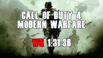 Call of Duty 4 Any% Speedrun World Record 1:31:36
