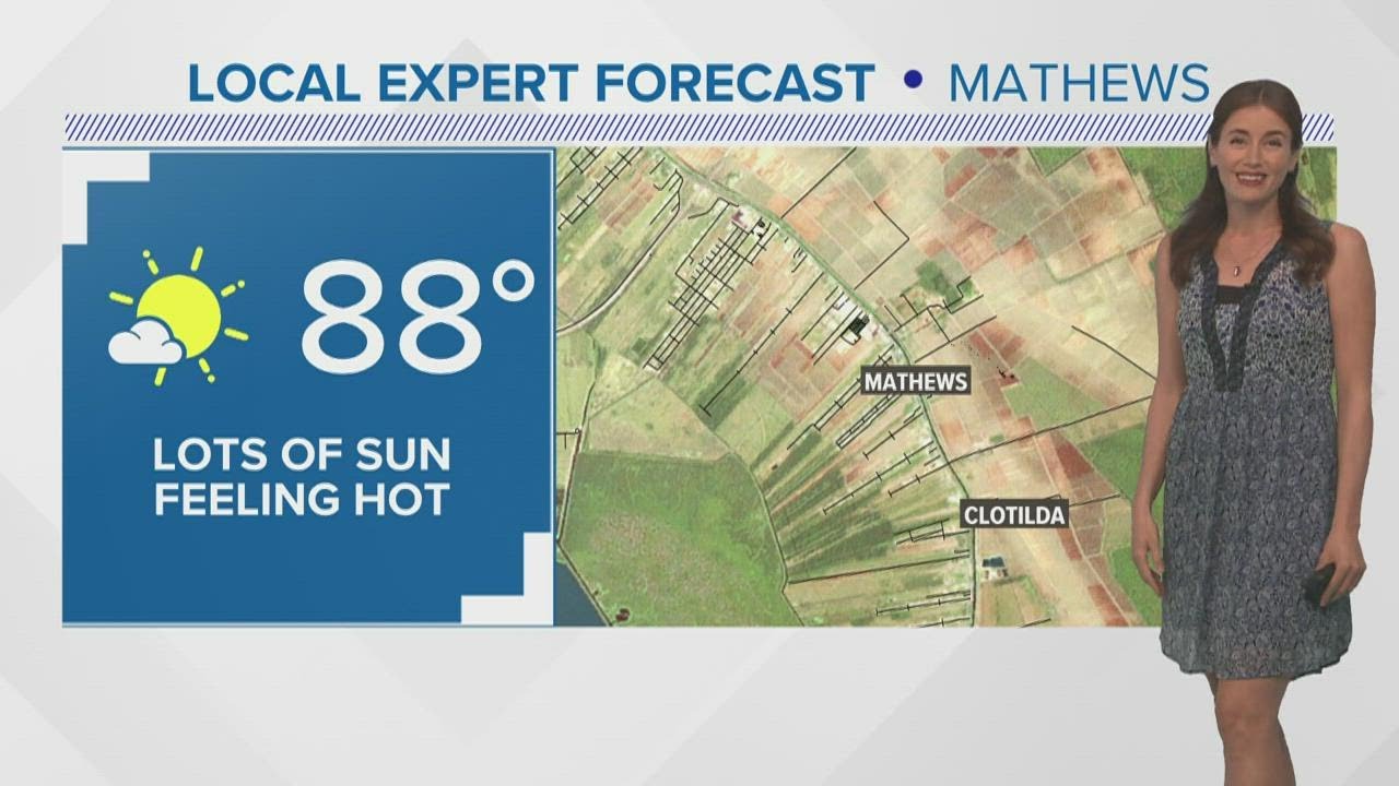 A hot week ahead with little rain - YouTube