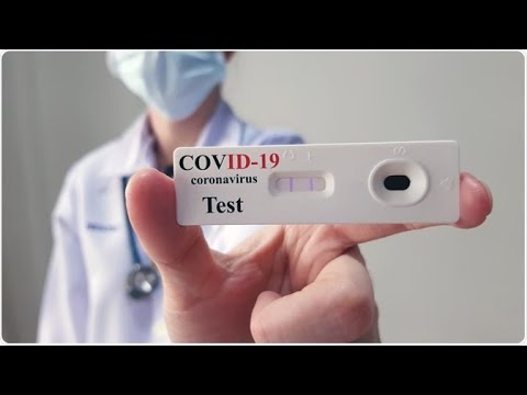 صورة فيديو : فحص كورونا فايروس/كورونا فايرس فحص منزلي/Covid 19 antibody test/Covid 19 test