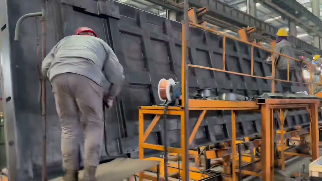 Welding of rear tipper trailer body panels