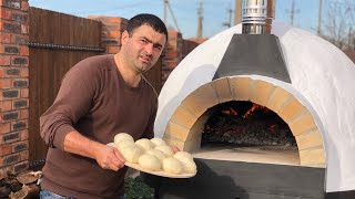 Как правильно сделать пиццу в Помпейской печи dfm asmr