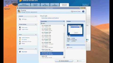 Tuneup utilites 2012 Windows XP Skins
