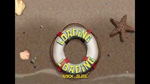 Spongebob Squarepants Movie Game Rock Slide Time Challenge