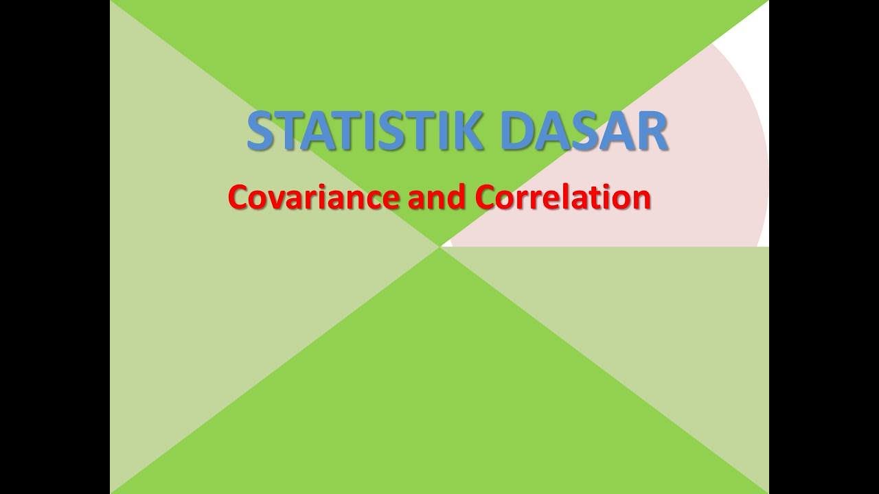 SPSS Covariance & Correlation - YouTube