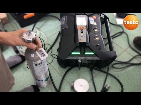 Video Hướng dẫn chuẩn khí - Bộ phân tích khí thải testo 350 - youtube