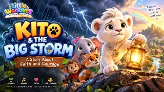 Kito and the Big Storm 🦁🌧️ | A Story About Faith and Courag