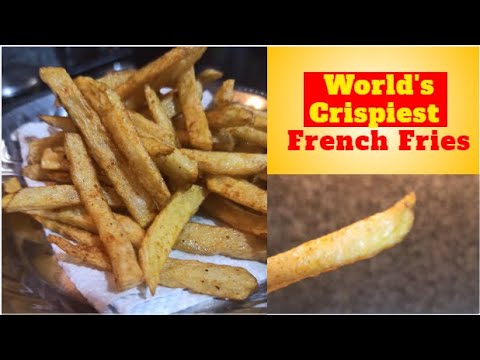 How to Make Crispy French Fries Recipe |Homemade Perfect World