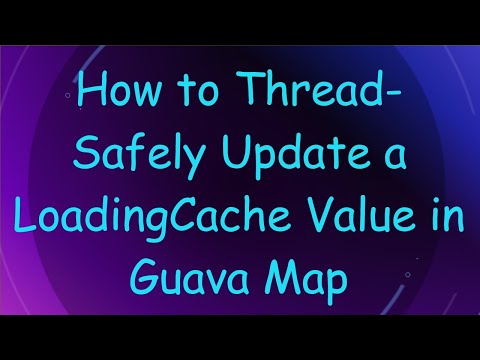 How to Thread-Safely