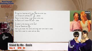  Stand By Me  Oasis Drums Backing Track With Chords And S