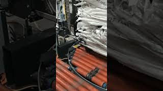 Wulftec turntable conveyor + strap lance extension + compression