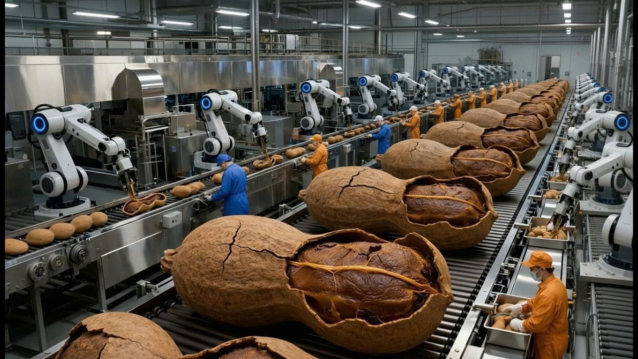 Inside a Modern Tamarind Factory Giant: From Raw Tamarind Pods to Concentrated Paste (Full Process)