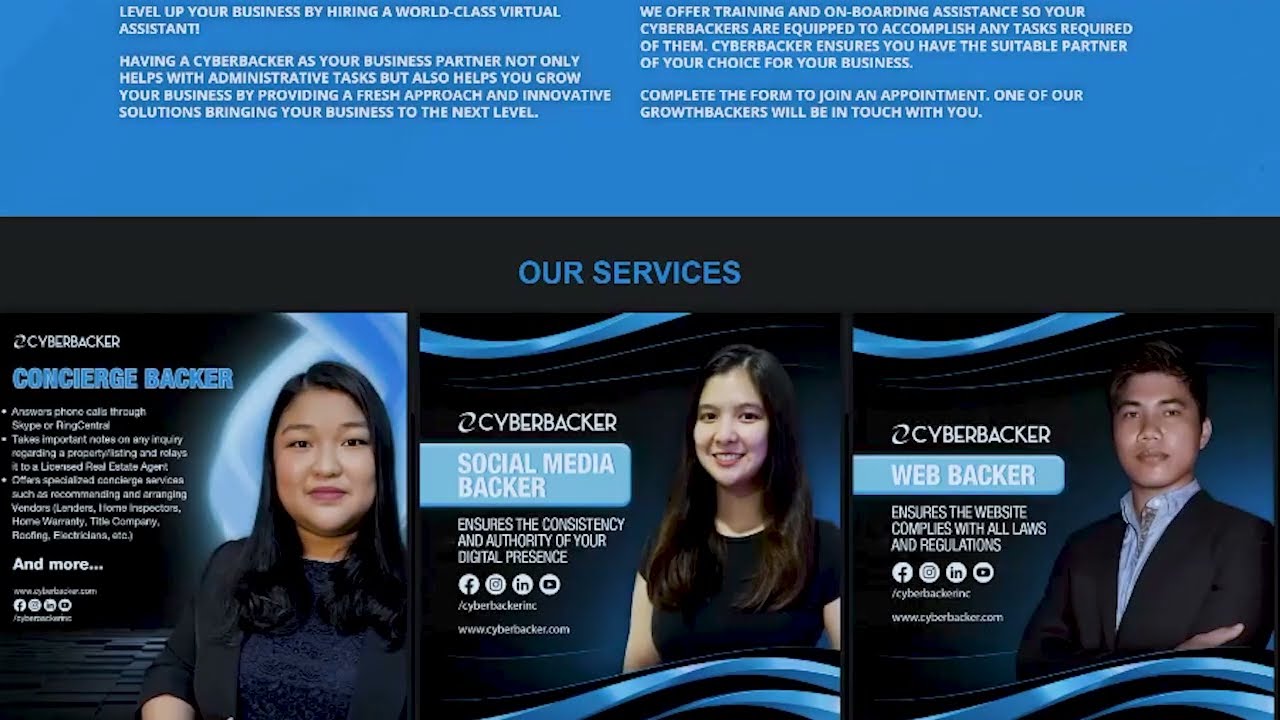 What services does Cyberbacker provide for business owners?