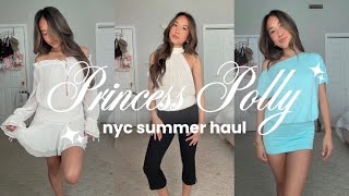 princess polly try on haul 2026 | nyc summer 🍎🌃🗽