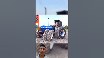 Rohit Jaiswal ka New Holland tractor monster tyre pairs #farming #farmtractractor #lovetractor