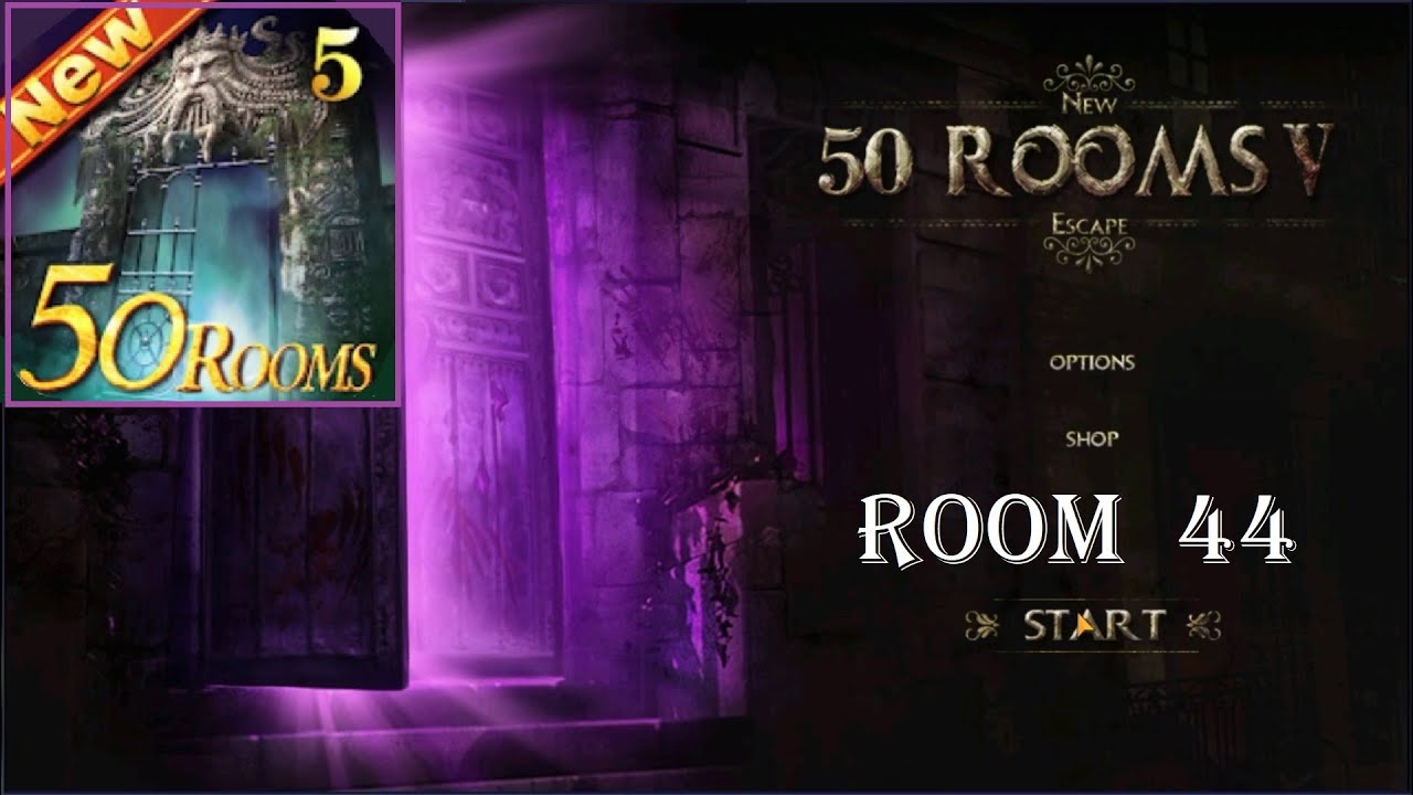 New 50 Rooms Escape V   level 44 walkthrough.