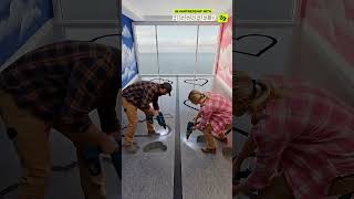Epoxy Resin Double Floor Transformation ☁️💕 Cloud &amp; Heart Room Design #diy #epoxy