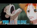 Nami discovers that Luffy is suffering alone