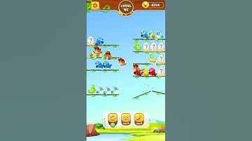 Bird Sort Game: Color Puzzle Level 45