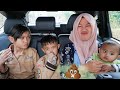 BAU BAYI AZAM EE DIMOBIL 🥵 SAAT JEMPUT SEKOLAH  | Salsa and Family