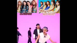 BLACKPINK or Red velvet which one you choose #blackpink #redvelevet