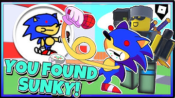 How to get "YOU FOUND SUNKY!!" BADGE in FNF Mod Animations | ROBLOX
