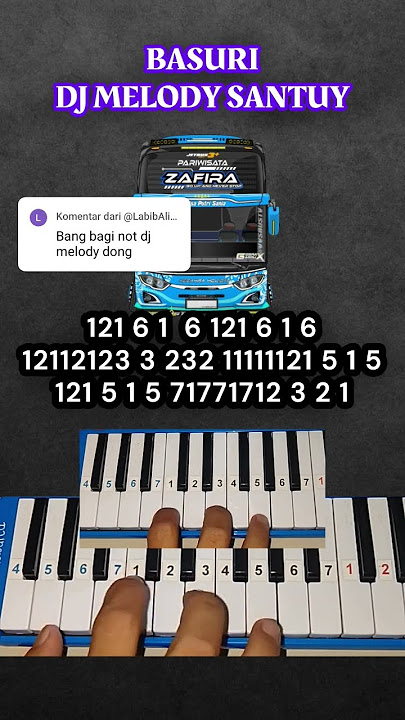 Pianika Basuri Dj Melody Santuy #telolet #pianikabasuri #basuriremixpianika #shorts