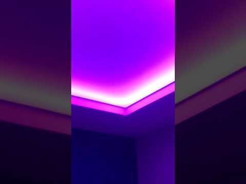 Натяжной потолок (светильник) с диодной подсветкой