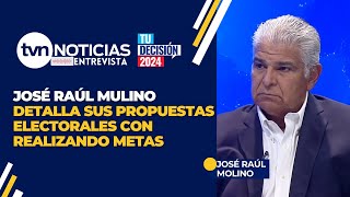 Mulino aborda planes y propuestas como candidato presidencial