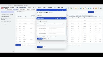 [ECOUNT Basic] First Step into ECOUNT - User Customization - Changing Password