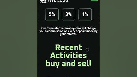 GC HYIP Template 806 Mobile View