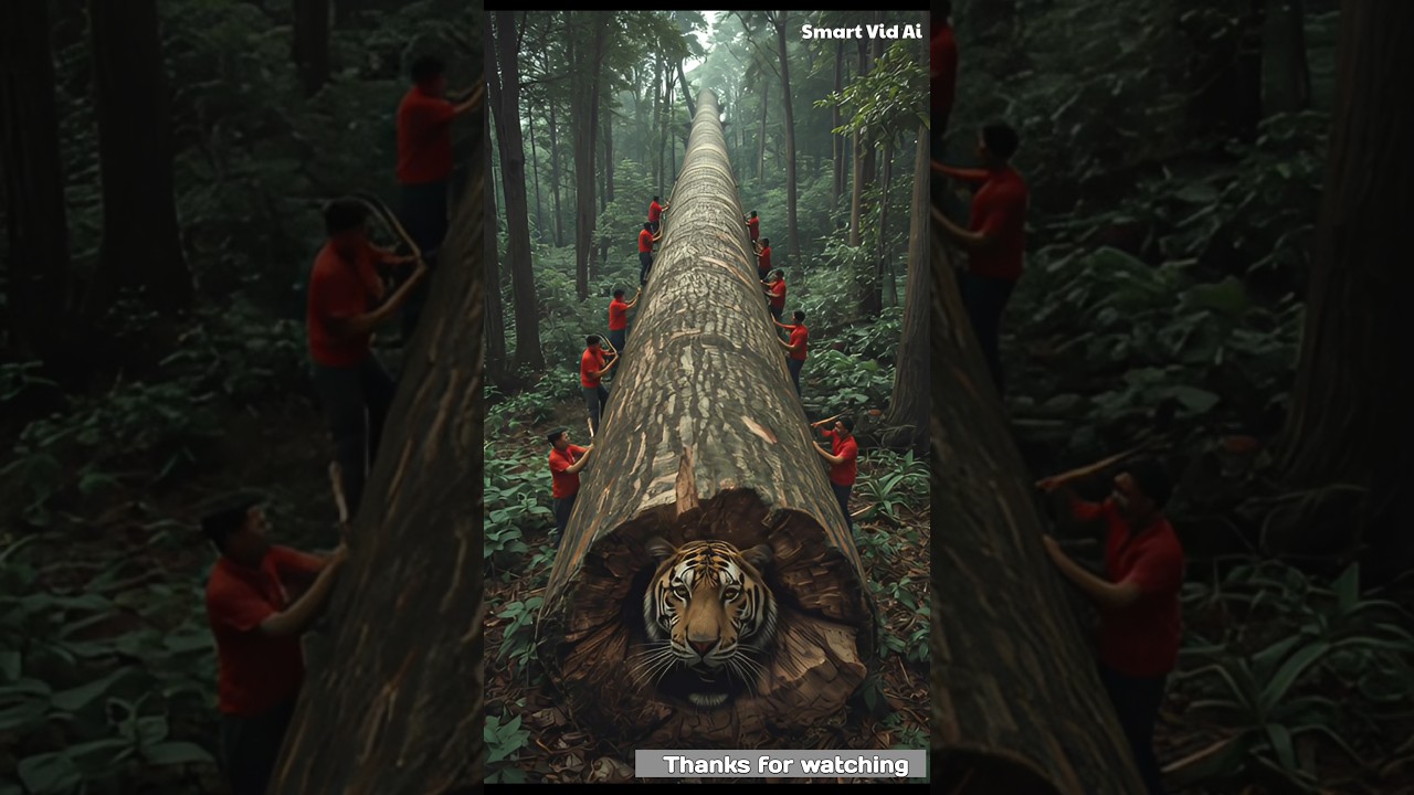 Rescue team saves tiger trapped in cave 🐯 ।