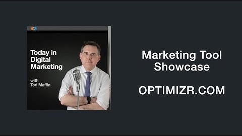 Optmyzr PPC walkthrough 2021 - by @todmaffin