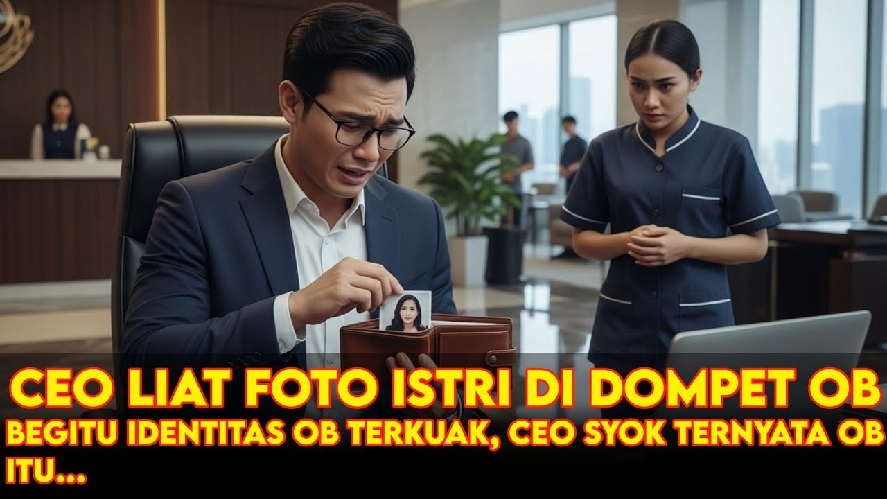 CEO Liat Foto istri di Dompet OB wanita, Saat Identitas OB terungkap Menangis Tak Disangka Ternyata