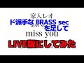 家入レオ~miss you~にBRASS Secを足してみた