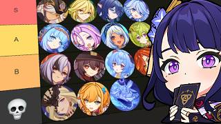 Ranking 130+ Playable Genshin TCG Cards (Luna VII) Tier List