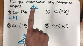 Examples using reference angles