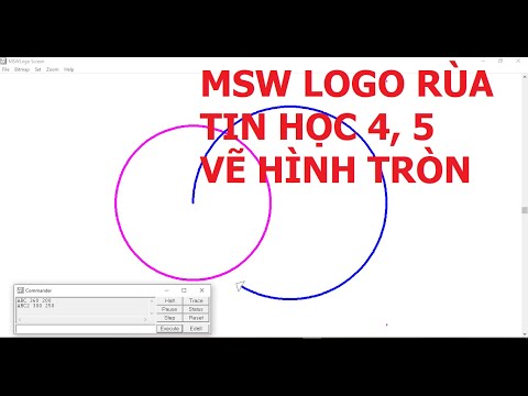 MSW LOGO RÙA - LỆNH VẼ ĐƯỜNG TRÒN ARC và ARC2