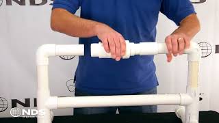Watch the product video for NDS Dr. Drainage Quik Fix Repair Coupling Overview