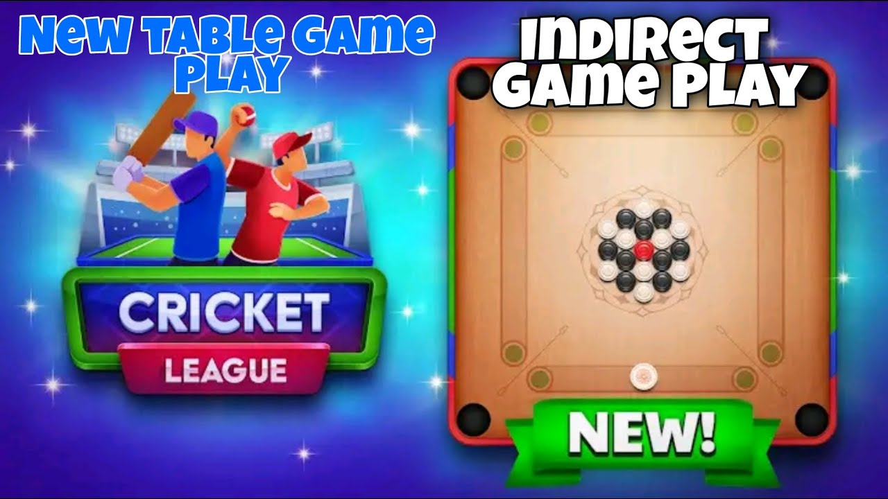 🙂 NEW TABLE GAME PLAY CRICKET LEAGUE 🙂|  Carrom pool New Teble Game Play | indirect Short Game Play