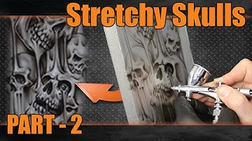 How to airbrush Stretchy Skulls - Part 2