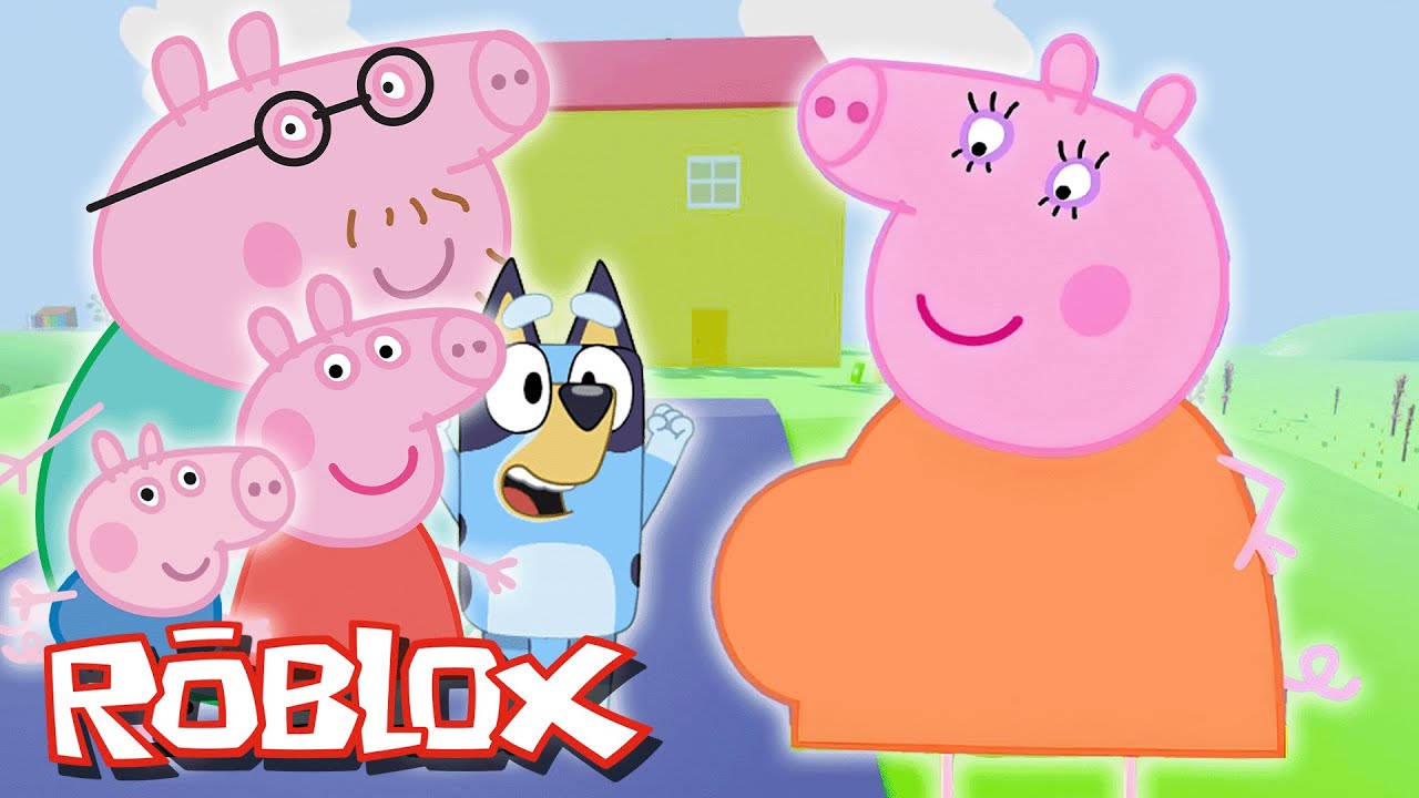 Bluey Visited PREGNANT Mommy Pig In Peppa Pig RP in Roblox