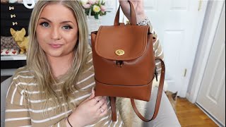 Coach Turnlock Backpack Review | First Impressions | What fits